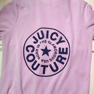 Juicy Couture velour zip up
